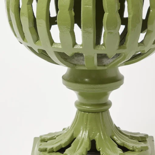 Vases | Vases & Planters<Mrs. Alice Adelaide Green Lattice Urn & Pedestal