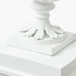 Vases | Vases & Planters<Mrs. Alice Adelaide White Lattice Urn & Pedestal