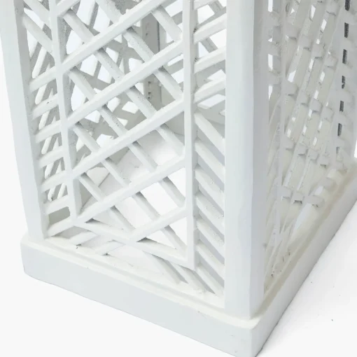 Vases | Vases & Planters<Mrs. Alice Adelaide White Lattice Urn & Pedestal