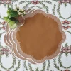Placemats<Mrs. Alice Alathea Caramel Linen Placemats (Set of 4)