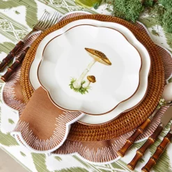 Placemats<Mrs. Alice Alathea Caramel Linen Placemats (Set of 4)