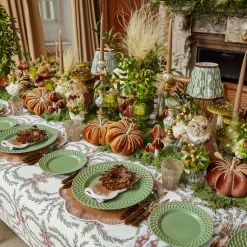Placemats<Mrs. Alice Alathea Caramel Linen Placemats (Set of 4)