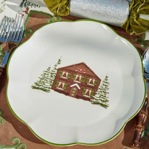 Crockery Sets<Mrs. Alice Alpine Chalet Dinner & Starter Plates (Set of 8)