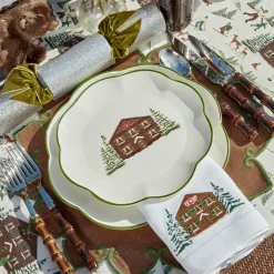 Crockery Sets<Mrs. Alice Alpine Chalet Dinner & Starter Plates (Set of 8)