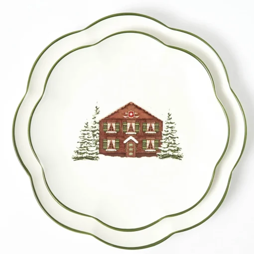 Crockery Sets<Mrs. Alice Alpine Chalet Dinner & Starter Plates (Set of 8)