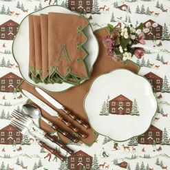 Starter Plates | Crockery Sets<Mrs. Alice Alpine Chalet Starter Plate (Set of 4)