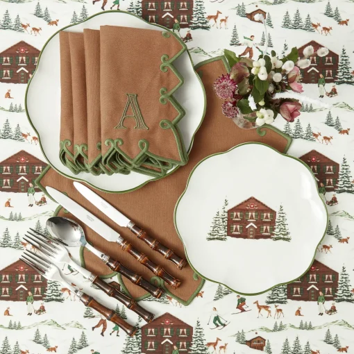 Starter Plates | Crockery Sets<Mrs. Alice Alpine Chalet Starter Plate (Set of 4)