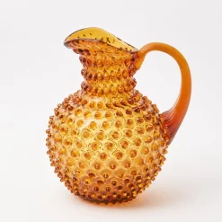 Jugs<Mrs. Alice Amber Hobnail Jug