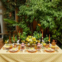 Jugs<Mrs. Alice Amber Hobnail Jug