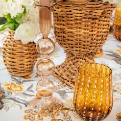 Glasses<Mrs. Alice Amber Speckle Water Glasses (Set of 6)