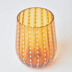 Glasses<Mrs. Alice Amber Speckle Water Glasses (Set of 6)