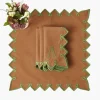 Napkins | Mrs. Alice Monogram<Mrs. Alice Angelina Chestnut & Green Napkins (Set of 4)