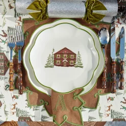 Placemats | Under £100<Mrs. Alice Angelina Chestnut & Green Placemats (Set of 4)