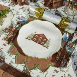 Placemats | Under £100<Mrs. Alice Angelina Chestnut & Green Placemats (Set of 4)
