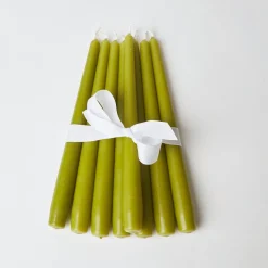 Summer Candleware | Candles<Mrs. Alice Apple Green Candles (Set of 8)