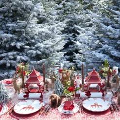 Christmas Decorations<Mrs. Alice Assorted Red Glitter Nutcracker Trio