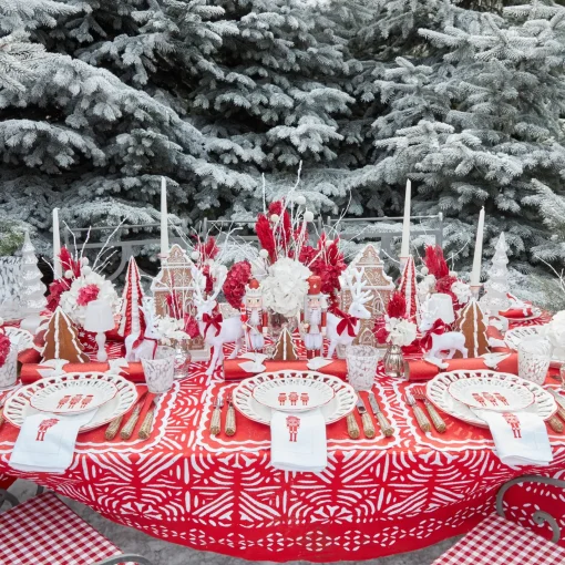 Christmas Decorations<Mrs. Alice Assorted Red Glitter Nutcracker Trio