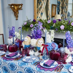 Napkin Rings & Bows<Mrs. Alice Aubergine Velvet Bow (Set of 4) - 20cm