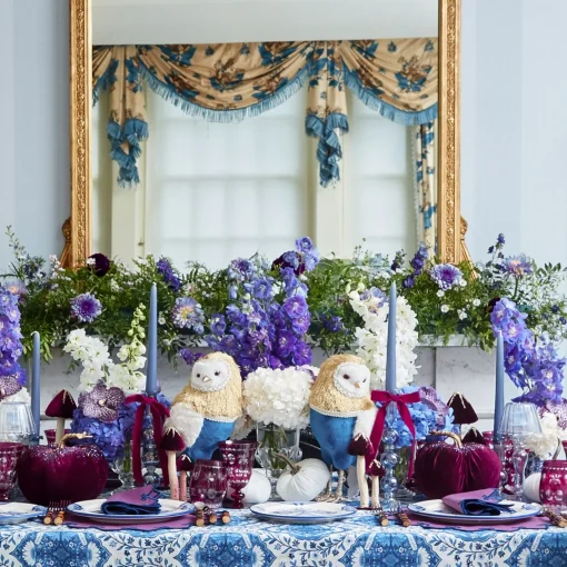 Napkin Rings & Bows<Mrs. Alice Aubergine Velvet Bow (Set of 4) - 20cm