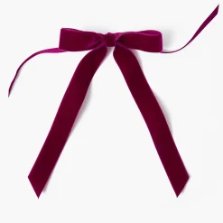 Napkin Rings & Bows<Mrs. Alice Aubergine Velvet Bow (Set of 4) - 20cm