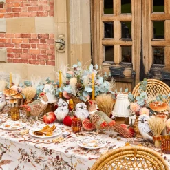 Crockery Sets<Mrs. Alice Autumn Flowers Dinner & Starter Plates (Set of 8)