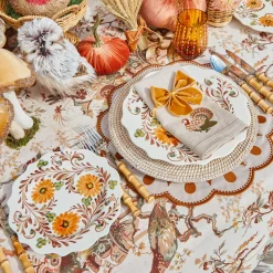 Crockery Sets<Mrs. Alice Autumn Flowers Dinner & Starter Plates (Set of 8)