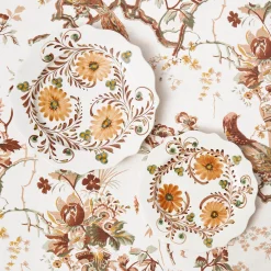 Crockery Sets<Mrs. Alice Autumn Flowers Dinner & Starter Plates (Set of 8)