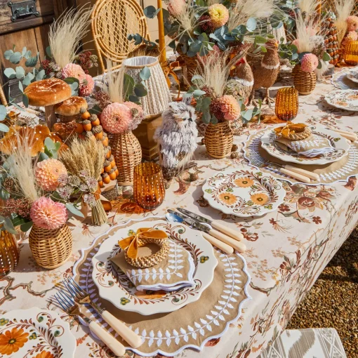 Starter Plates<Mrs. Alice Autumn Flowers Starter Plate