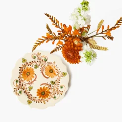 Starter Plates<Mrs. Alice Autumn Flowers Starter Plate