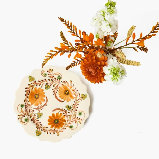 Starter Plates<Mrs. Alice Autumn Flowers Starter Plate