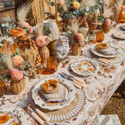 Starter Plates | Crockery Sets<Mrs. Alice Autumn Flowers Starter Plates (Set of 4)