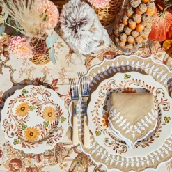 Starter Plates<Mrs. Alice Autumn Flowers Starter Plate