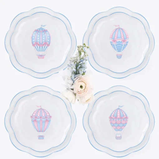 Crockery Sets<Mrs. Alice Bea Balloon Dinner & Starter Plates (Set of 8)