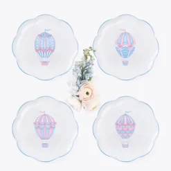 Starter Plates | Crockery Sets<Mrs. Alice Bea Balloon Starter Plates (Set of 4)