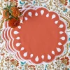 Placemats<Mrs. Alice Bettina Burnt Orange Placemats (Set of 4)