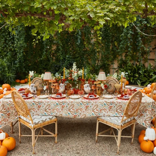 Placemats<Mrs. Alice Bettina Burnt Orange Placemats (Set of 4)