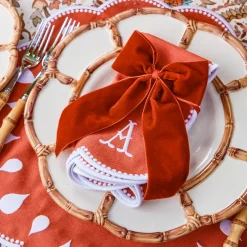 Placemats<Mrs. Alice Bettina Burnt Orange Placemats (Set of 4)