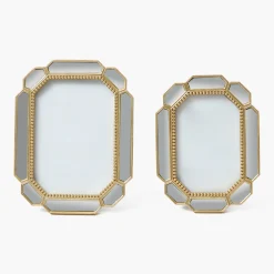 For Her | For The Homemaker<Mrs. Alice Beveled Edge Mirror Photo Frames (Set of 2)