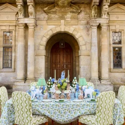 Crockery Sets<Mrs. Alice Blue & Green Josephine Garland Dinner & Starter Plates (Set of 8)
