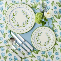 Crockery Sets<Mrs. Alice Blue & Green Josephine Garland Dinner & Starter Plates (Set of 8)