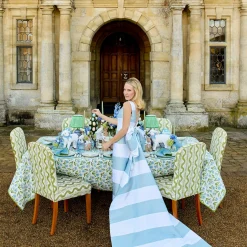 Crockery Sets<Mrs. Alice Blue & Green Josephine Garland Dinner & Starter Plates (Set of 8)