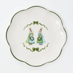 Dinner Plates<Mrs. Alice Blue Cottontail Bunny Dinner Plate