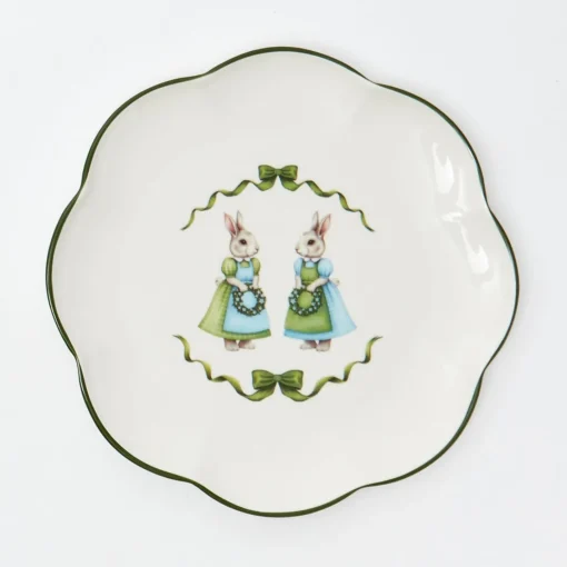 Dinner Plates<Mrs. Alice Blue Cottontail Bunny Dinner Plate