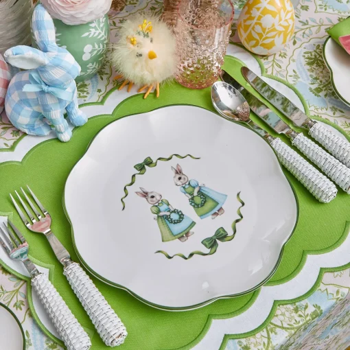 Dinner Plates<Mrs. Alice Blue Cottontail Bunny Dinner Plate
