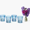 Glasses<Mrs. Alice Blue Fern Engraved Water Glasses (Set of 4)