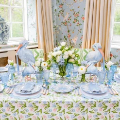 Glasses | Glassware Sets<Mrs. Alice Blue Fluted Glassware (Set of 8)