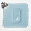 Napkins | Mrs. Alice Monogram<Mrs. Alice Blue Fringe Napkins (Set of 4)