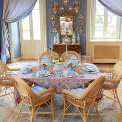 Napkins | Mrs. Alice Monogram<Mrs. Alice Blue Fringe Napkins (Set of 4)