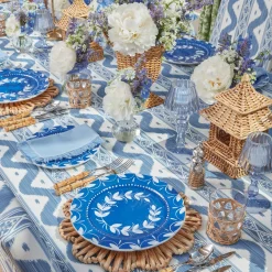 Napkins | Mrs. Alice Monogram<Mrs. Alice Blue Fringe Napkins (Set of 4)