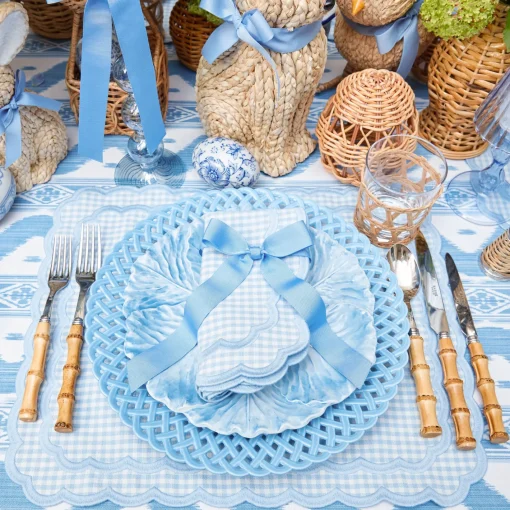 Napkin Rings & Bows<Mrs. Alice Blue Grosgrain Bow - 20cm (Set of 4)